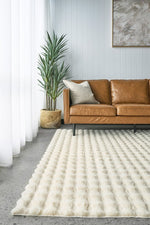 Marill 220cm x 150cm Bubbly Washable Rug - Natural Rugs UN Rugs-Local   