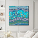 Badarr Journey Turquoise, By Tahni Derbin Wall Art Gioia-Local