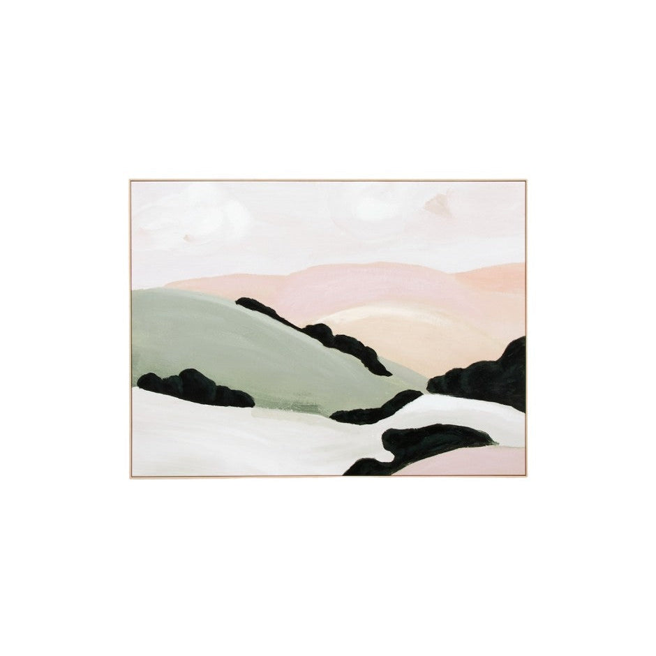 Barossa Landscape Spring Framed Canvas Wall Art Warran-Local   