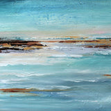 Beach Day, By Amelia Aveline Wall Art Gioia-Local 60x40cm Framed Canvas Gold