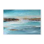 Beach Day, By Amelia Aveline Wall Art Gioia-Local 60x40cm Framed Canvas White