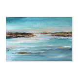 Beach Day, By Amelia Aveline Wall Art Gioia-Local 60x40cm Framed Canvas White
