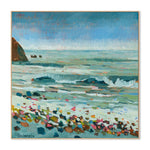 Beach Pebble Colour, By Liana Steinmetz Wall Art Gioia-Local 50x50cm Framed Canvas Oak