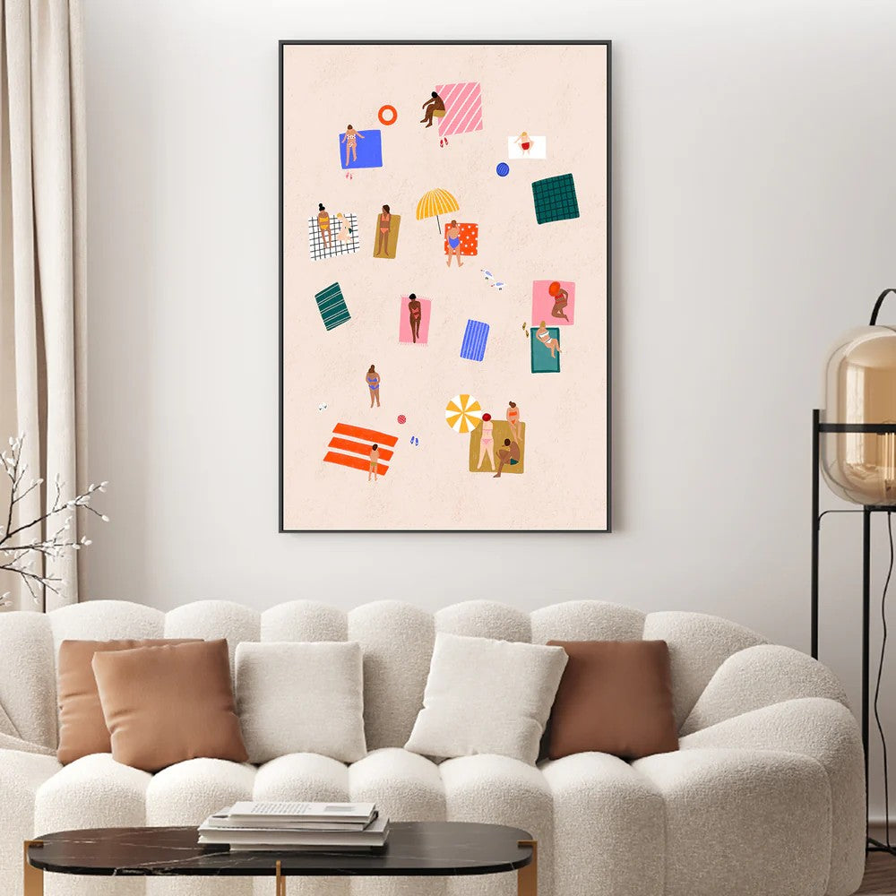 Beach Towel Harmony, By Bea Muller Wall Art Gioia-Local