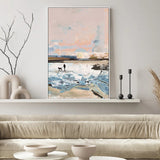 Beach Walk, By Dan Hobday Wall Art Gioia-Local