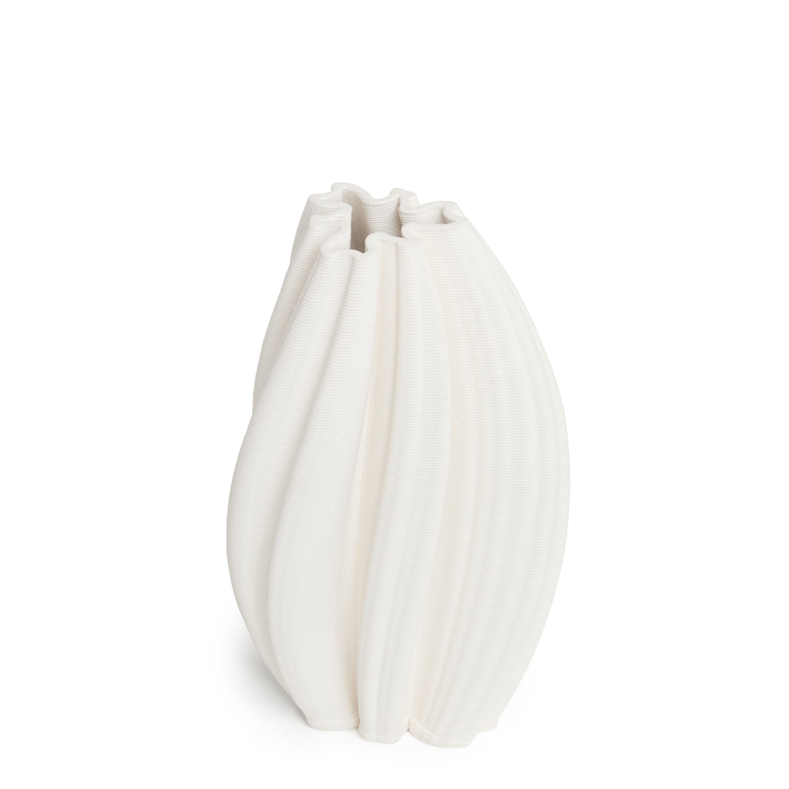 Ex Display - Beais 17cm Vase - White Vase Onesix-Local