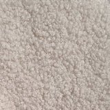 Fabric Sample - Beige White Fleece Fabric Swatch Interior Secrets