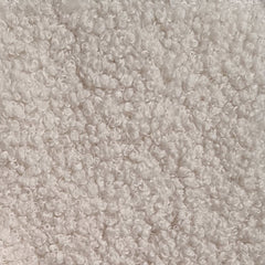 Fabric Sample - Beige White Fleece Fabric Swatch Interior Secrets