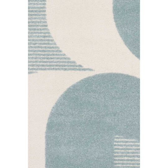 Ex Display - Bentleigh 240 x 340cm Rug - Blue & White | Interior Secrets