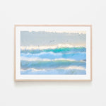 Big Wave, By Richard Podgurski Wall Art Gioia-Local 60x40cm Framed Poster Black