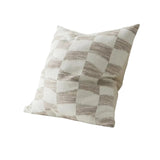 Senso 50cm Woven Cotton Blend Check Cushion Cushion Weave-Local