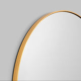 Bjorn 100cm Round Mirror - Brass Mirror Warran-Local