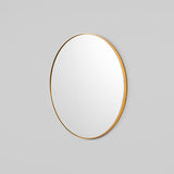 Bjorn 100cm Round Mirror - Brass Mirror Warran-Local