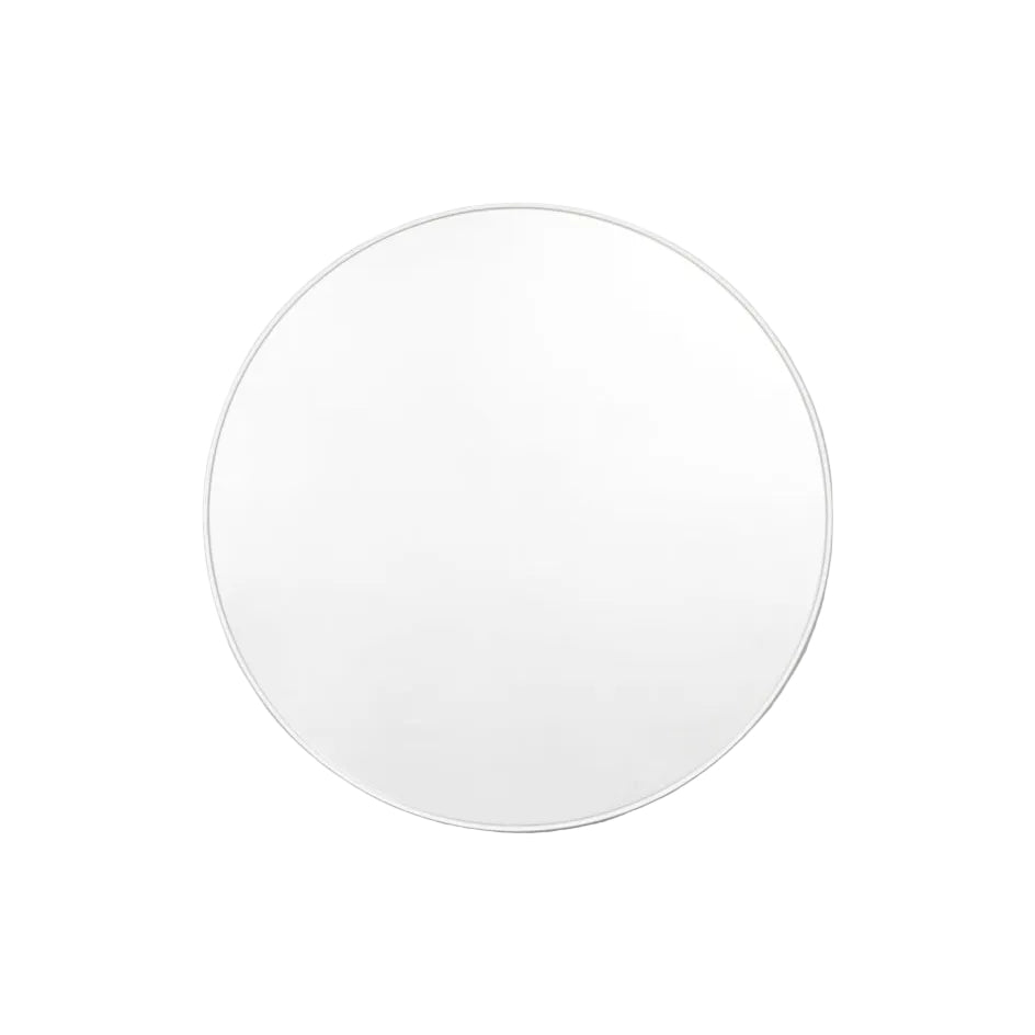 Bjorn 100cm Round Mirror - White Mirror Warran-Local