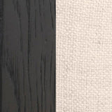 Ex Display - Malene Black Armchair - Linen Armchair Nicki-Core