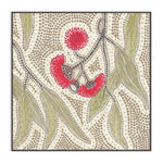 Blooming, By Domica Hill Wall Art Gioia-Local Black Framed Canvas 50x50cm