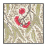 Blooming, By Domica Hill Wall Art Gioia-Local Black Framed Canvas 50x50cm