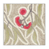 Blooming, By Domica Hill Wall Art Gioia-Local White Framed Canvas 50x50cm