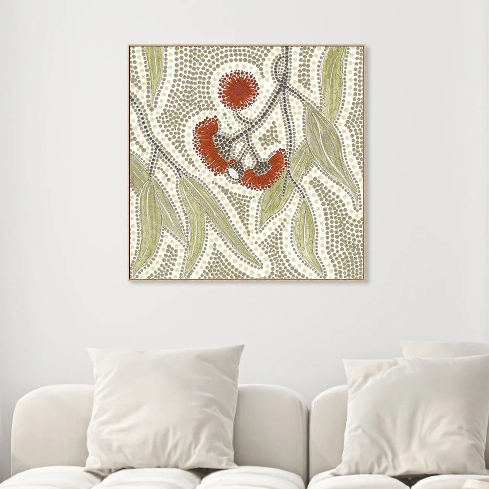 Blooming, Muted Green Tone, By Domica Hill Wall Art Gioia-Local