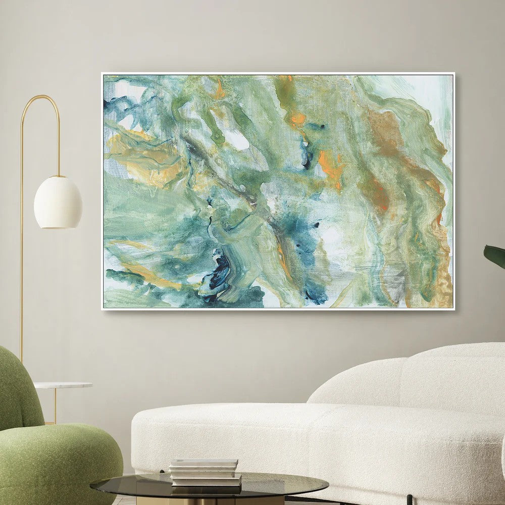 Blue Abstract Forms, By Cartissi Wall Art Gioia-Local