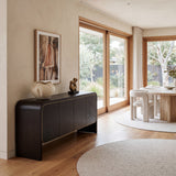 Boran 2m Buffet Unit - Textured Espresso Black Buffet & Sideboard Valerie-Core