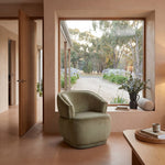 Brooke Fabric Armchair - Elegant Sage Armchair Forever-Core
