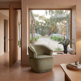 Brooke Fabric Armchair - Elegant Sage Armchair Forever-Core