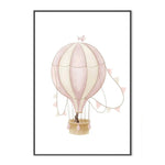 Bunny With Balloon, By At Viv Home Prints Wall Art Gioia-Local 40x60cm Framed Canvas Black