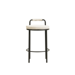 Set of 2 - Karimi 65cm Bar Stool - Clay Grey Bar Stool Freehold-Core