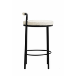 Set of 2 - Karimi 65cm Bar Stool - Clay Grey Bar Stool Freehold-Core