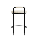 Set of 2 - Karimi 65cm Bar Stool - Clay Grey Bar Stool Freehold-Core