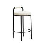 Set of 2 - Karimi 65cm Bar Stool - Clay Grey Bar Stool Freehold-Core