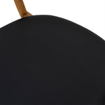 Ex Display - Caspar Natural Dining Chair - Black PU Dining Chair Swady-Core
