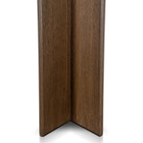 Roshan 1.3m Pill Shape Console Table - Caramel Oak Console Table Valerie-Core