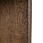 Roshan 1.3m Pill Shape Console Table - Caramel Oak Console Table Valerie-Core