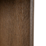 Roshan 1.3m Pill Shape Console Table - Caramel Oak Console Table Valerie-Core