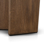 Roshan 1.3m Pill Shape Console Table - Caramel Oak Console Table Valerie-Core