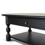 Primrose 1.4m Oval Coffee Table - Black Coffee Table Nicki-Core
