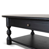 Primrose 1.4m Oval Coffee Table - Black Coffee Table Nicki-Core