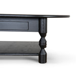 Primrose 1.4m Oval Coffee Table - Black Coffee Table Nicki-Core