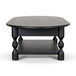 Primrose 1.4m Oval Coffee Table - Black Coffee Table Nicki-Core