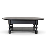 Primrose 1.4m Oval Coffee Table - Black Coffee Table Nicki-Core