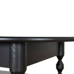 Primrose 1.4m Oval Coffee Table - Black Coffee Table Nicki-Core