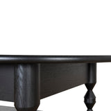 Primrose 1.4m Oval Coffee Table - Black Coffee Table Nicki-Core
