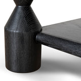 Primrose 1.4m Oval Coffee Table - Black Coffee Table Nicki-Core