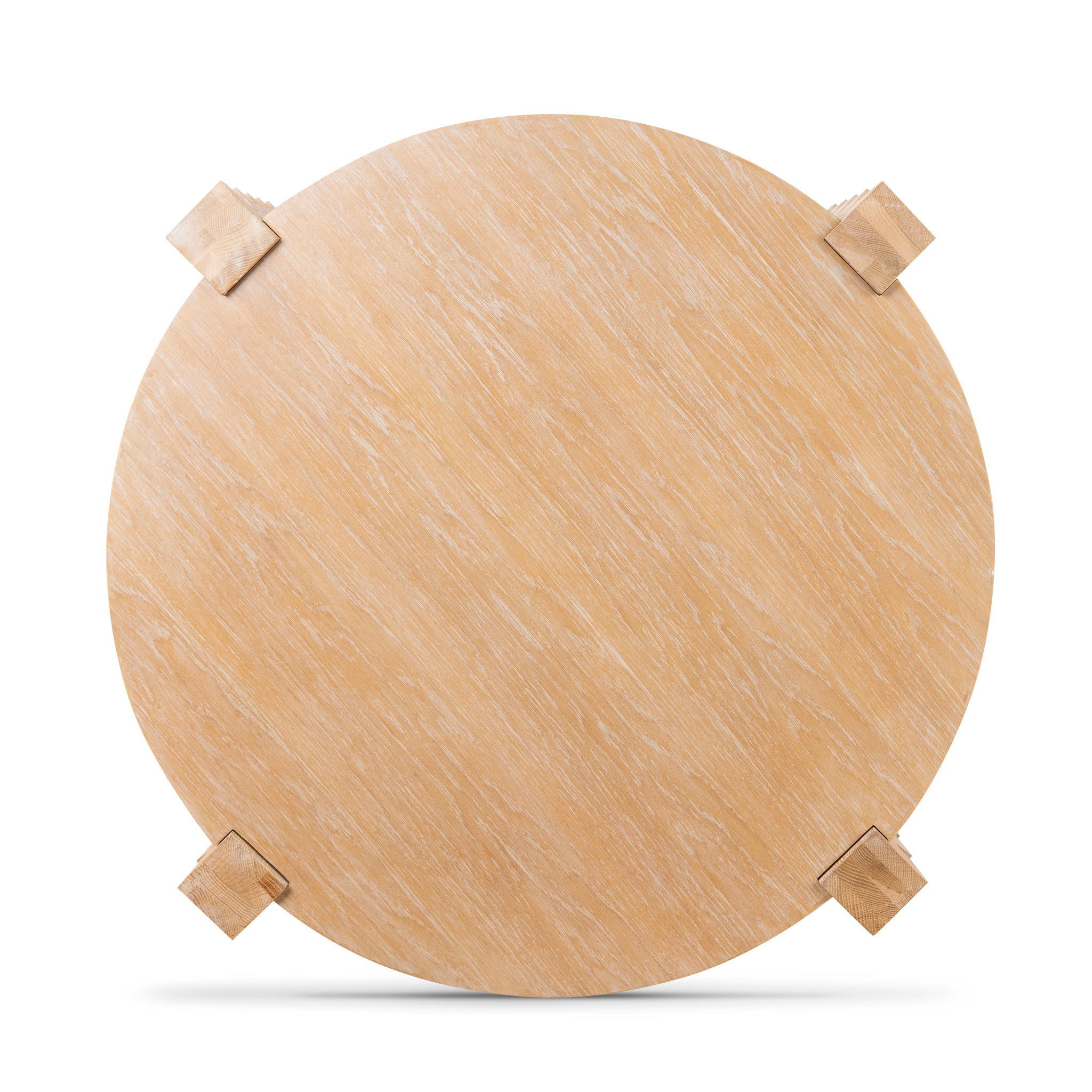 Maria 100cm Round Coffee Table - Natural Coffee Table Nicki-Core   