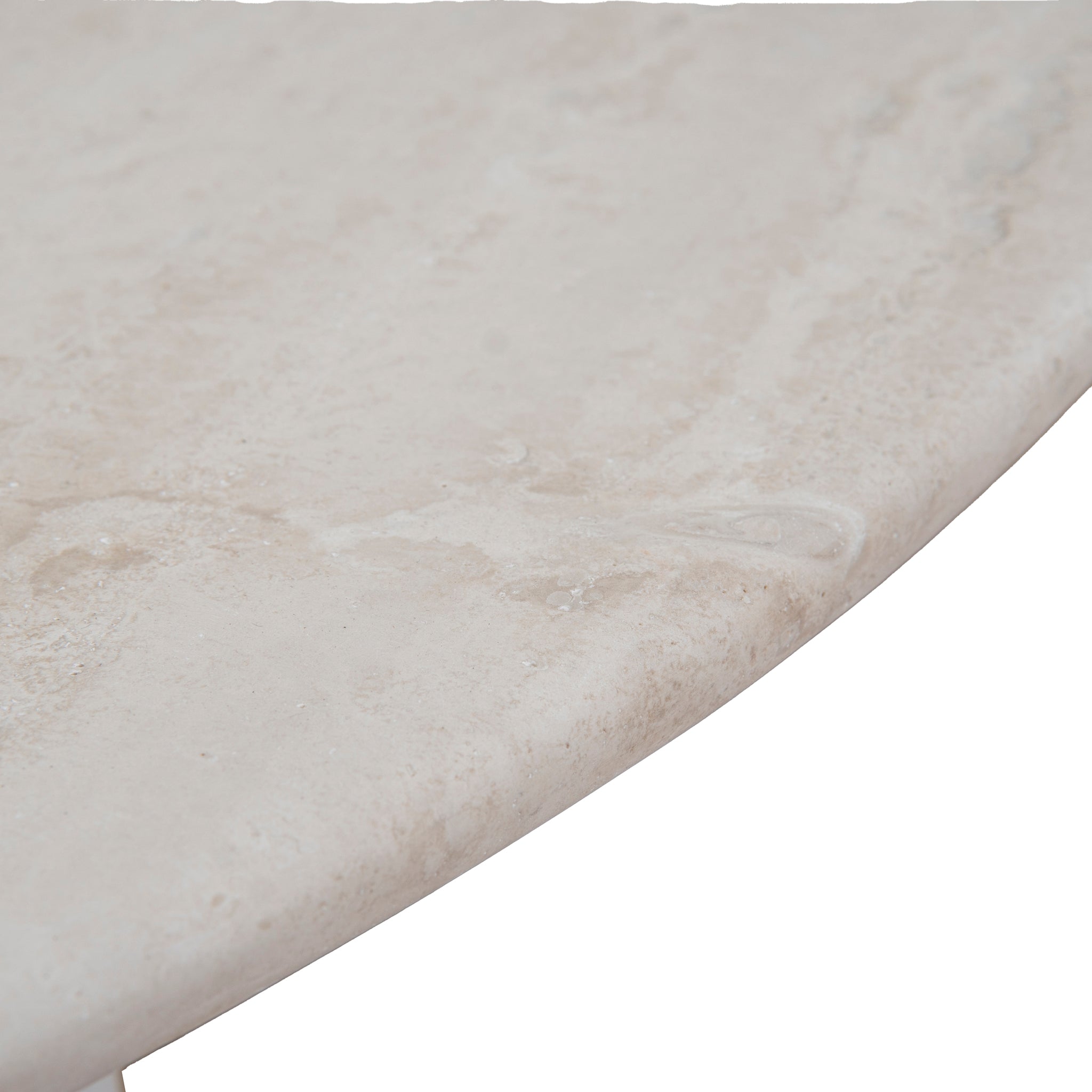 Zafar Nested Travertine Coffee Table - White Coffee Table Dwood-Core