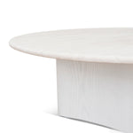 Zafar Nested Travertine Coffee Table - White Coffee Table Dwood-Core