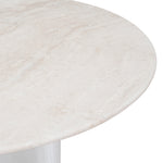 Zafar Nested Travertine Coffee Table - White Coffee Table Dwood-Core