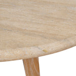Kalin 1.2m Oval Travertine Coffee Table - Natural Coffee Table Nicki-Core   